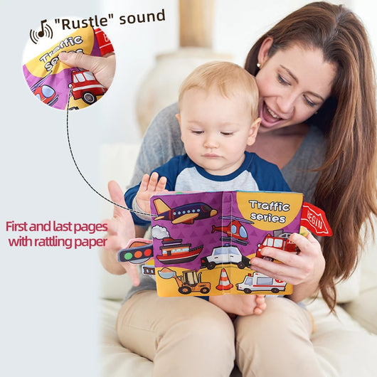 Soft Cloth Book for Babies, 4 Pages