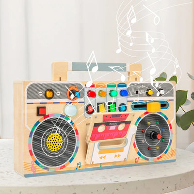 Wooden Pretend-Play Car Dashboard