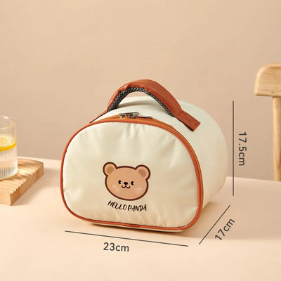 Insulated Bear Lunch Bag