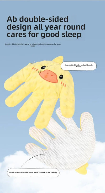 Plush Patting Hand Pillow with Remote