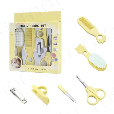 Baby Grooming Kit, 6 Pieces, yellow