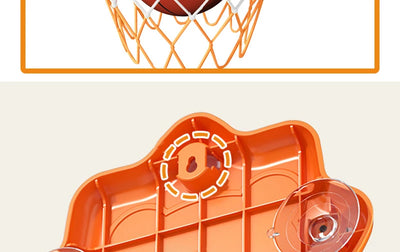Kids' Wall-Mount Basketball Hoop with Ball