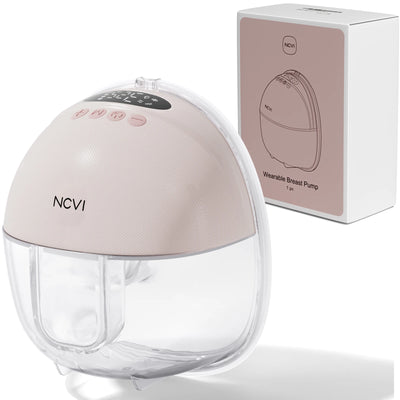 Wearable Breast Pump, Hands-Free, Pink, single