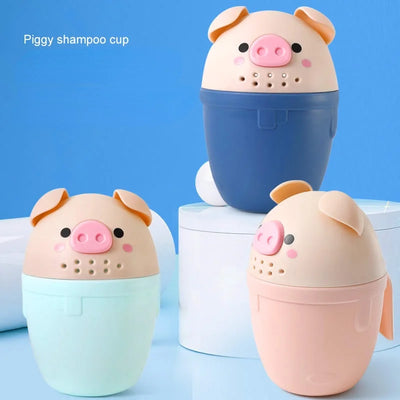 Piggy Rinse Cup for Bath Time