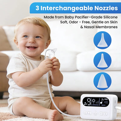 Electric Baby Nasal Aspirator, 9 Suction Levels