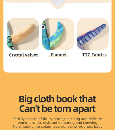 Soft Cloth Book for Babies, 4 Pages