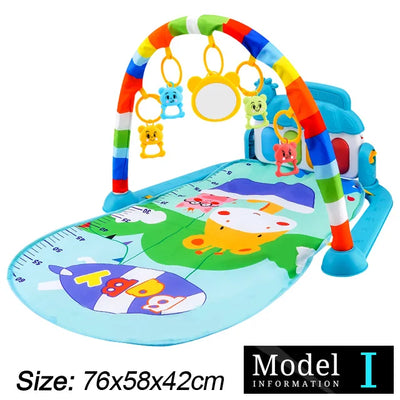 Baby Play Gym with Kick Piano Mat