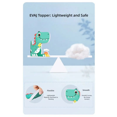 3D Animal Height Chart Wall Stickers