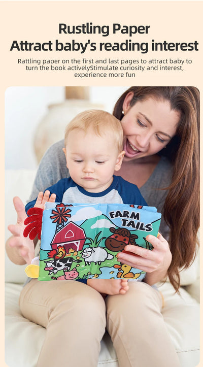 Soft Cloth Book for Babies, 4 Pages