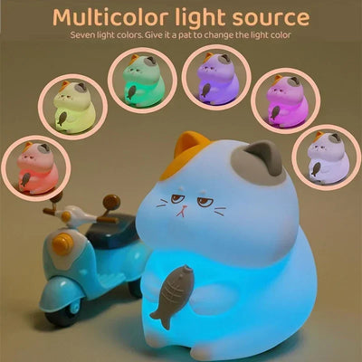 Axolotl Silicone Night Light, Rechargeable