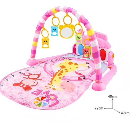 Musical Baby Activity Gym with Piano, Pink