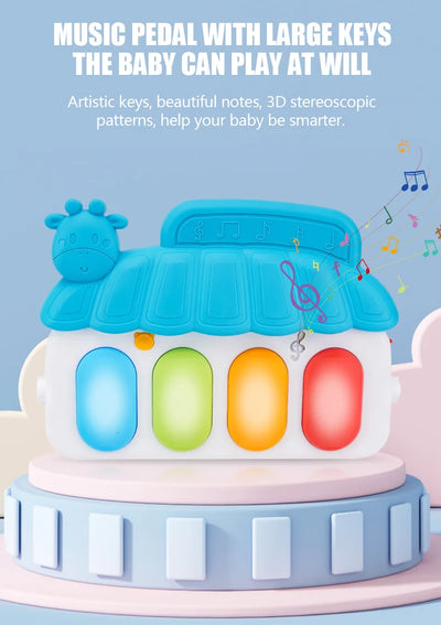 Baby Play Gym with Kick Piano Mat