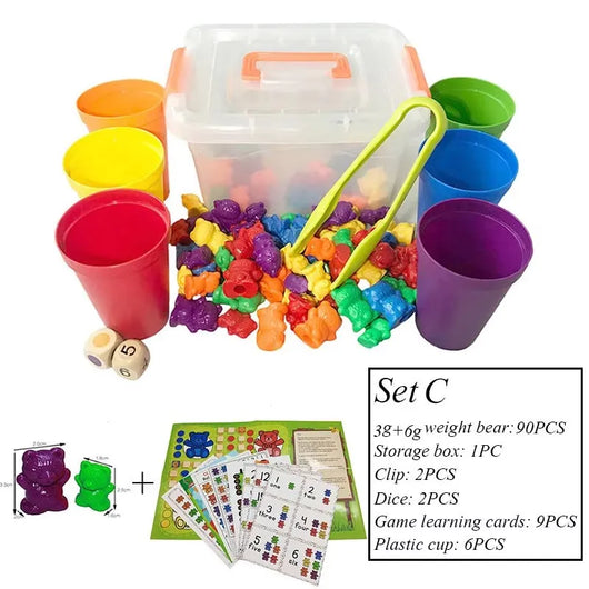 Rainbow Counting Bears Math & Sorting Set