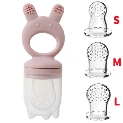 Silicone Fruit Feeder & Freezer Tray Set