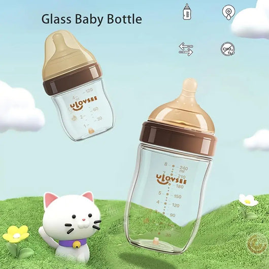 Glass Baby Bottles, Wide Neck, 4, 5.4 or 8 oz, product photo 4