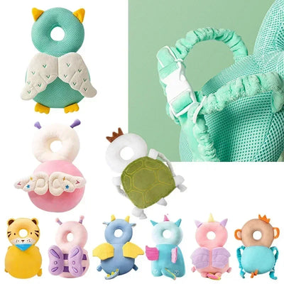 Toddler Head Cushion Backpack, Animal Designs