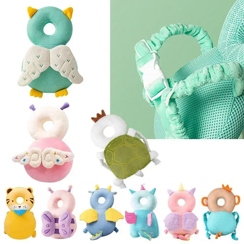 Toddler Head Cushion Backpack, Animal Designs