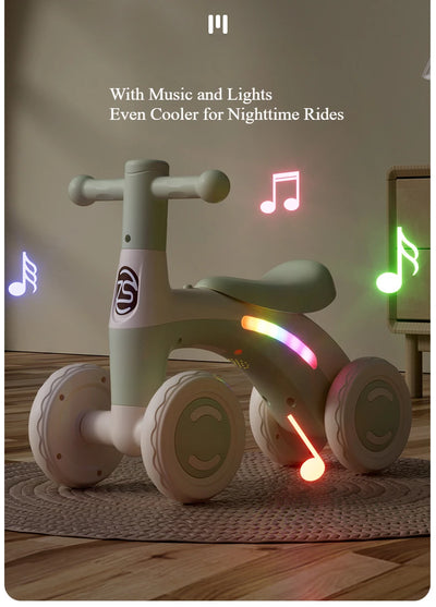Baby Glider Bike, 4-Wheel Ride-On, product photo 4