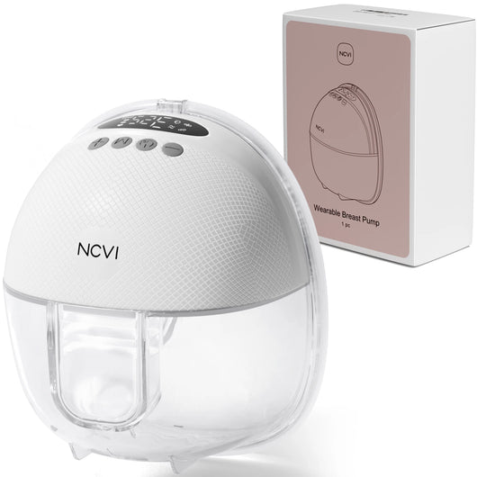 Wearable Breast Pump, Hands-Free, White, single