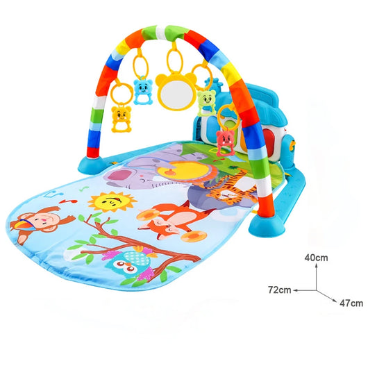 Musical Baby Activity Gym with Piano, Blue