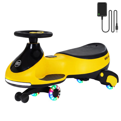 12V Electric Wiggle Car with Pedal & Lights