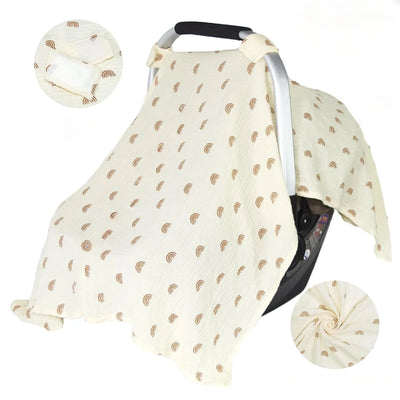 Cotton Car Seat Canopy Cover