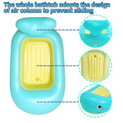 Inflatable Baby Bathtub, Portable