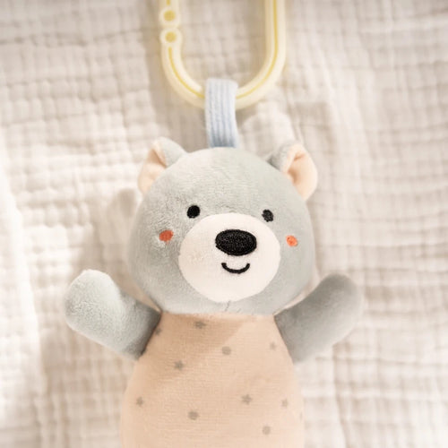 Plush Hanging Animal Rattle for Strollers