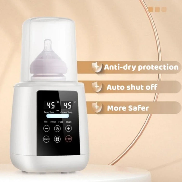 6-in-1 Baby Bottle Warmer with LCD, US Plug, product photo 2