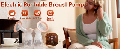 Double Electric Breast Pump, Rechargeable