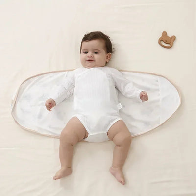 Cotton Muslin Swaddle Wrap, 0–6 Months
