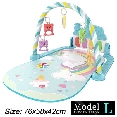 Baby Play Gym with Kick Piano Mat