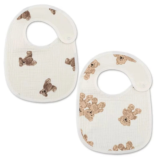 Cotton Gauze Baby Bibs, 2 Pack, product photo 5