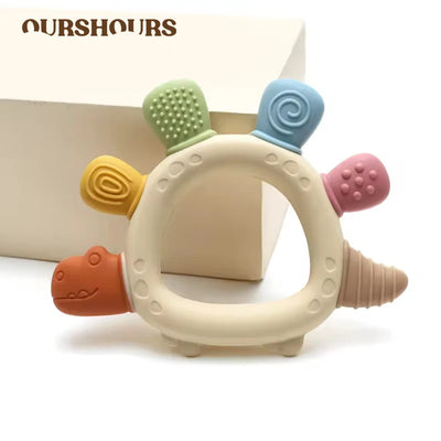 Silicone Dinosaur Teether