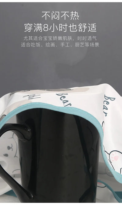 Waterproof Bib Coverall for High Chairs