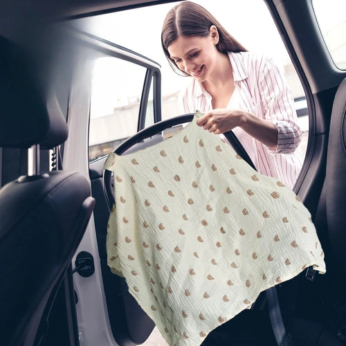 Cotton Car Seat Canopy Cover