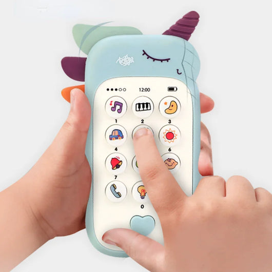 Baby Phone Toy with Music, Lights and Teether, product photo 1