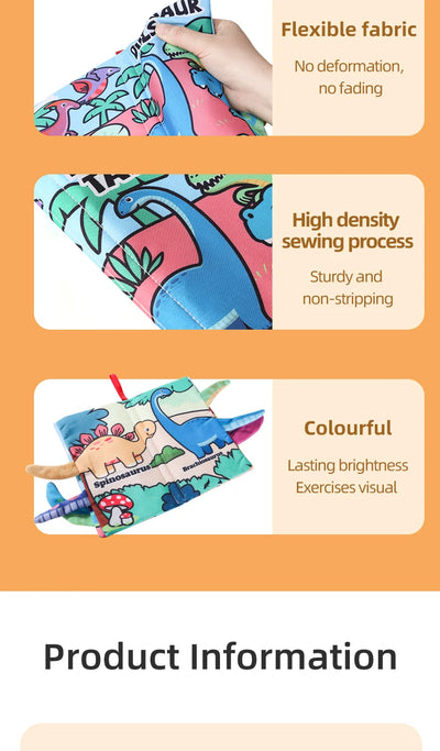 Soft Cloth Book for Babies, 4 Pages