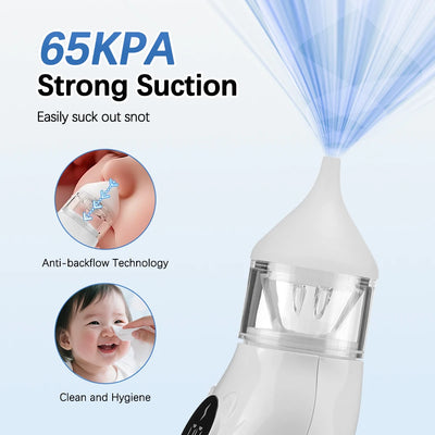 Electric Baby Nasal Aspirator, 9 Suction Levels