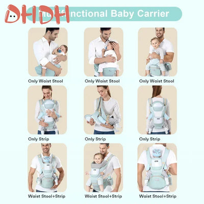 Ergonomic Baby Carrier with Hip Seat, 3–36 Months