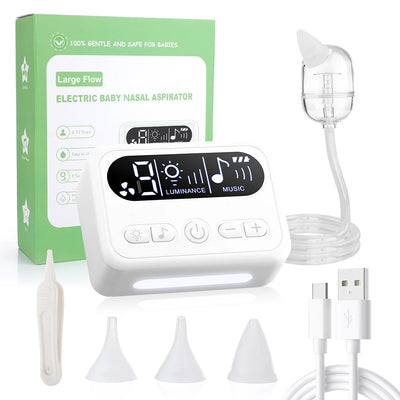 Electric Baby Nasal Aspirator, 9 Suction Levels