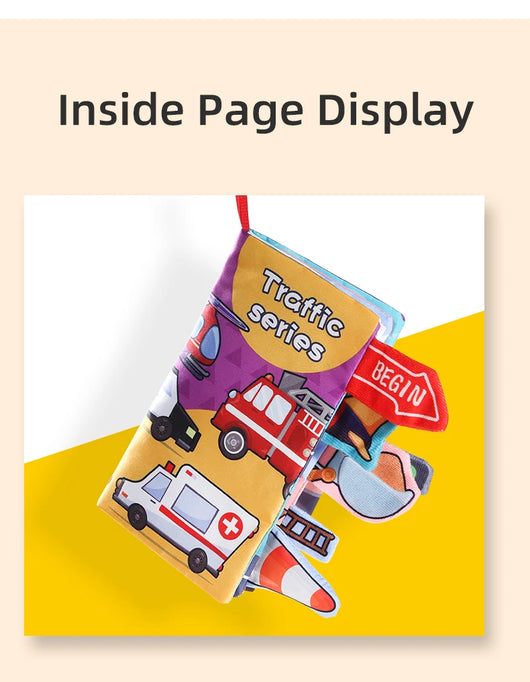 Soft Cloth Book for Babies, 4 Pages