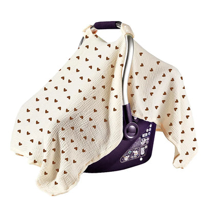 Cotton Car Seat Canopy Cover