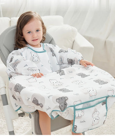 Waterproof Bib Coverall for High Chairs