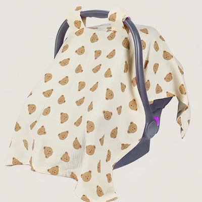 Cotton Car Seat Canopy Cover