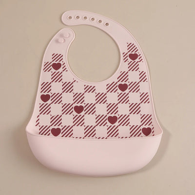 Silicone Baby Bib with Food-Catching Pocket