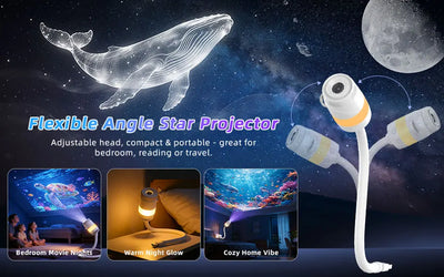 Galaxy Star Projector with Story Slides