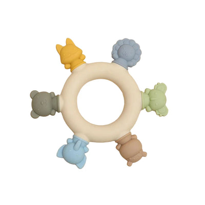 Silicone Animal Teether Ring