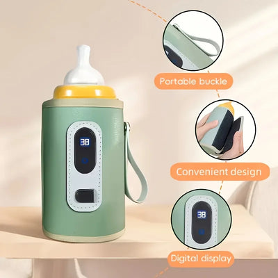 Portable USB Bottle Warmer Sleeve