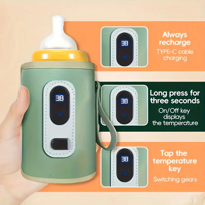 Portable USB Bottle Warmer Sleeve